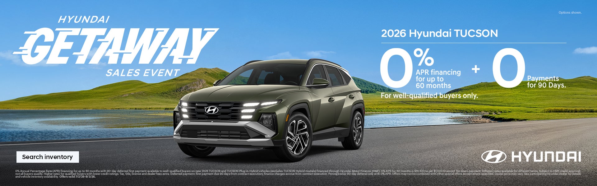 2026 Hyundai Tucson APR Offer